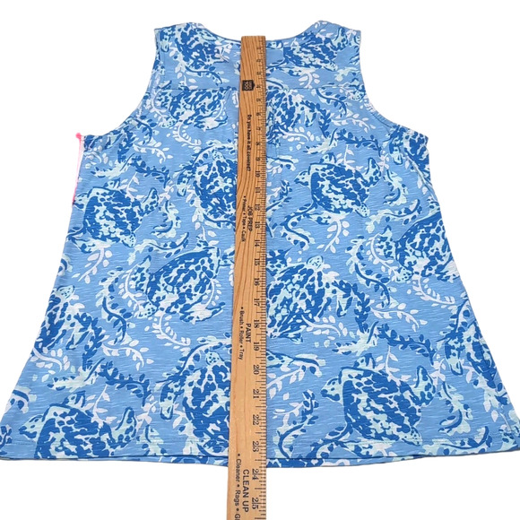 Lilly Pulitzer Dev Knit Top Womens Size S‎ Blue Peri Turtley Awesome NEW NWT $58 - Picture 13 of 15
